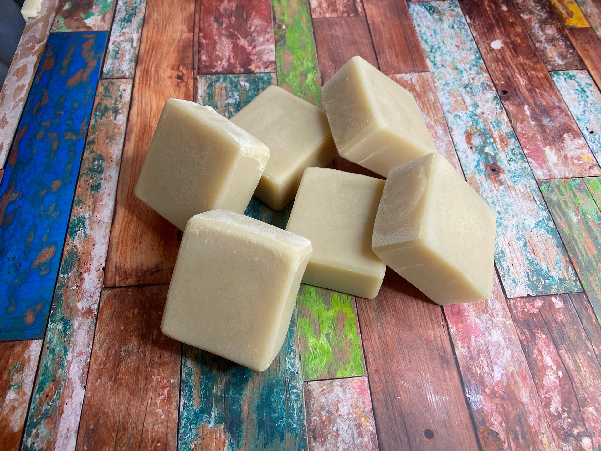 white coconut oil soap